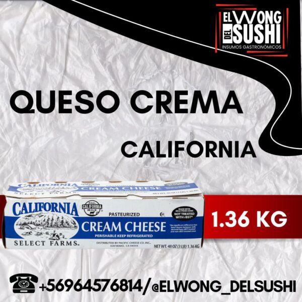 Queso crema-California-1.36 KG